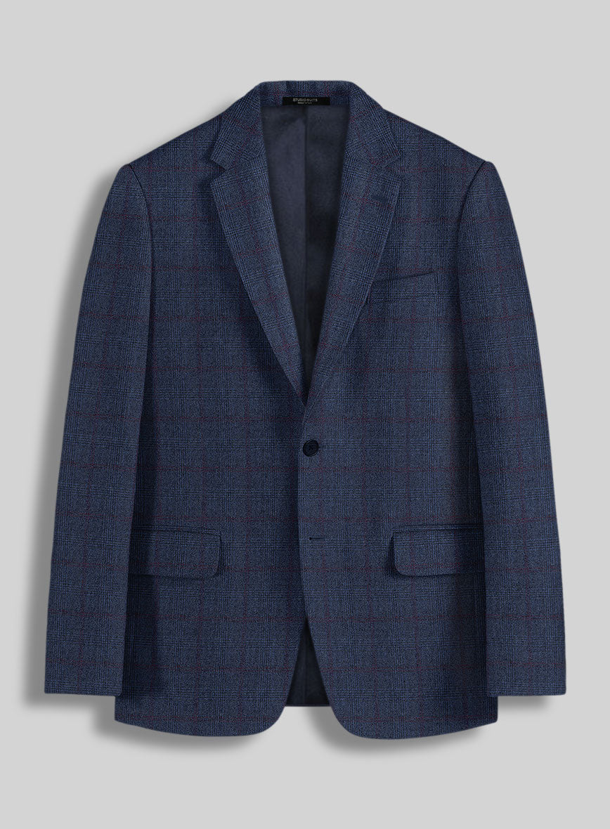 Sartori Franca Blue Check Soft Tweed Suit - StudioSuits