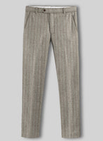 Sartori Gema Beige Soft Tweed Pants - StudioSuits