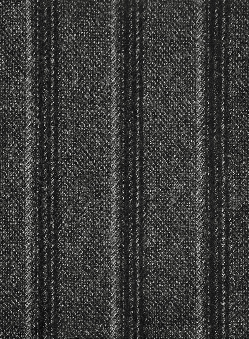 Sartori Leocadia Charcoal Stripe Soft Tweed Jacket - StudioSuits