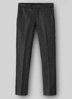 Sartori Mariano Black Soft Tweed Pants - StudioSuits