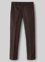 Sartori Petronila Brown Check Soft Tweed Pants - StudioSuits