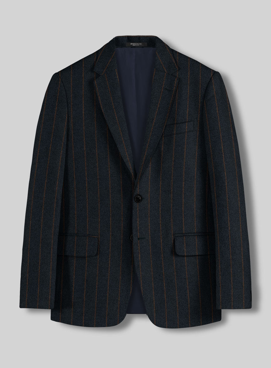 Sartori Sabino Dark Blue Soft Tweed Jacket - StudioSuits