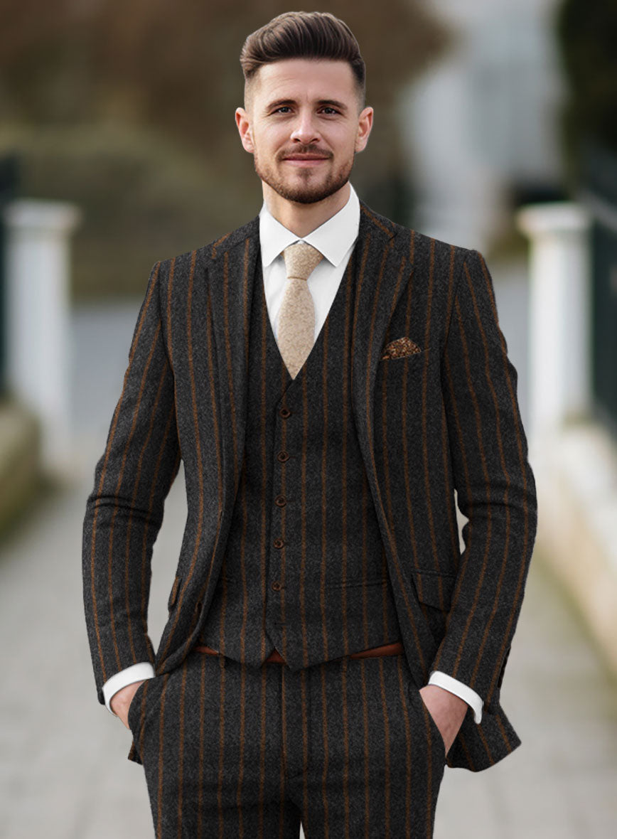 Sartori Antonia Charcoal Soft Tweed Jacket - StudioSuits