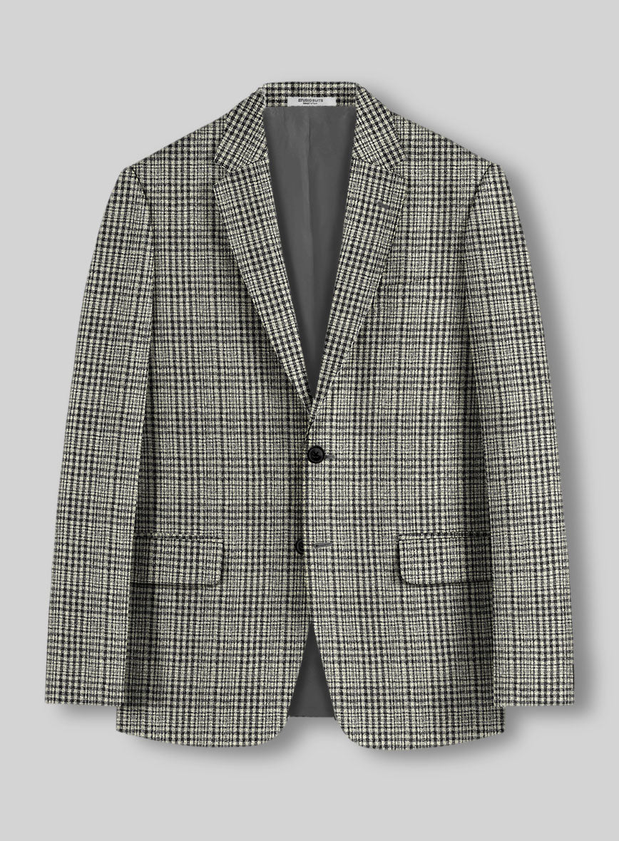 Sartori Spartaco Black Check Soft Tweed Suit - StudioSuits