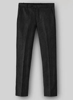 Sartori Tiberio Charcoal Soft Tweed Pants - StudioSuits