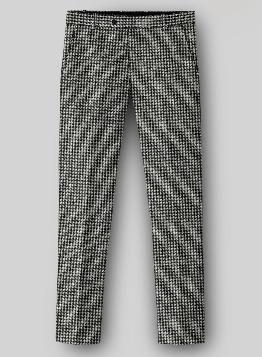 Sartori Trinidad BW Check Soft Tweed Pants - StudioSuits