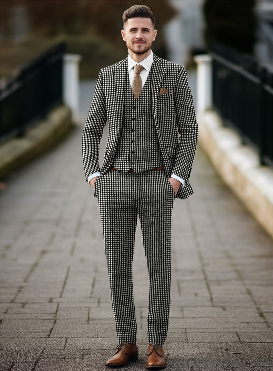 Sartori Trinidad BW Check Soft Tweed Suit - StudioSuits