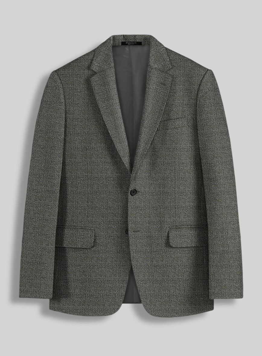 Sartori Tristana Gray Check Soft Tweed Jacket - StudioSuits