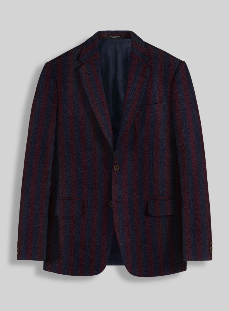 Sartori Vasco Stripe Soft Tweed Jacket - StudioSuits