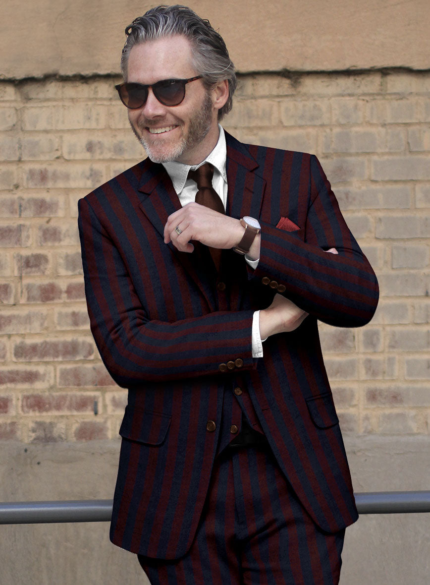 Sartori Vasco Stripe Soft Tweed Jacket - StudioSuits