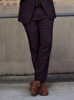 Sartori Vasco Stripe Soft Tweed Pants - StudioSuits