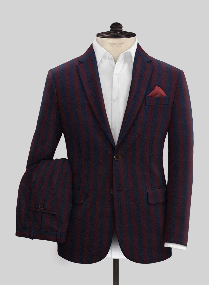 Sartori Vasco Stripe Soft Tweed Suit - StudioSuits