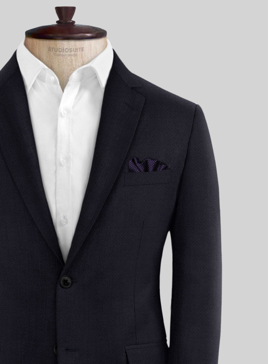 Scabal Avejio Blue Wool Jacket - StudioSuits