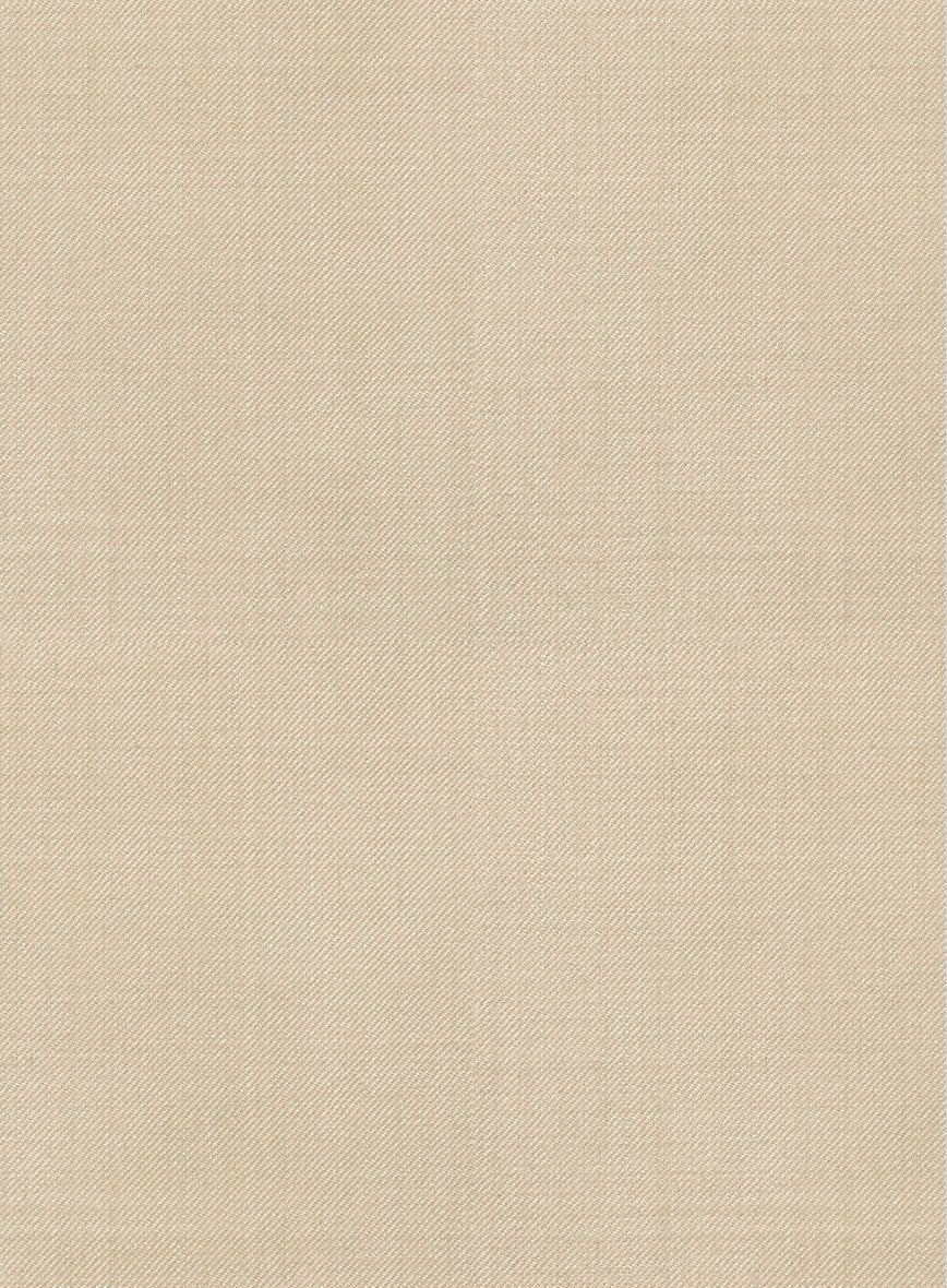 Scabal Beige Wool Suit - StudioSuits