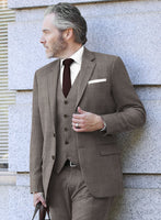 Scabal Cego Checks Brown Wool Suit - StudioSuits