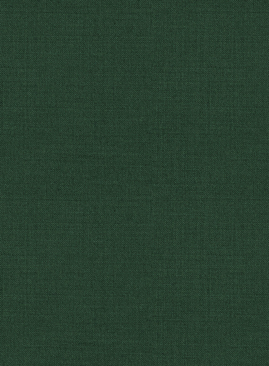 Scabal Cosmopolitan Green Wool Pants - StudioSuits