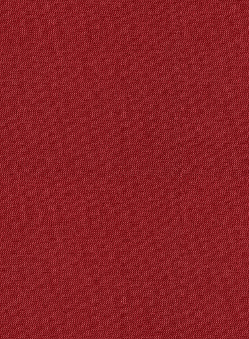 Scabal Ed Red Wool Suit - StudioSuits