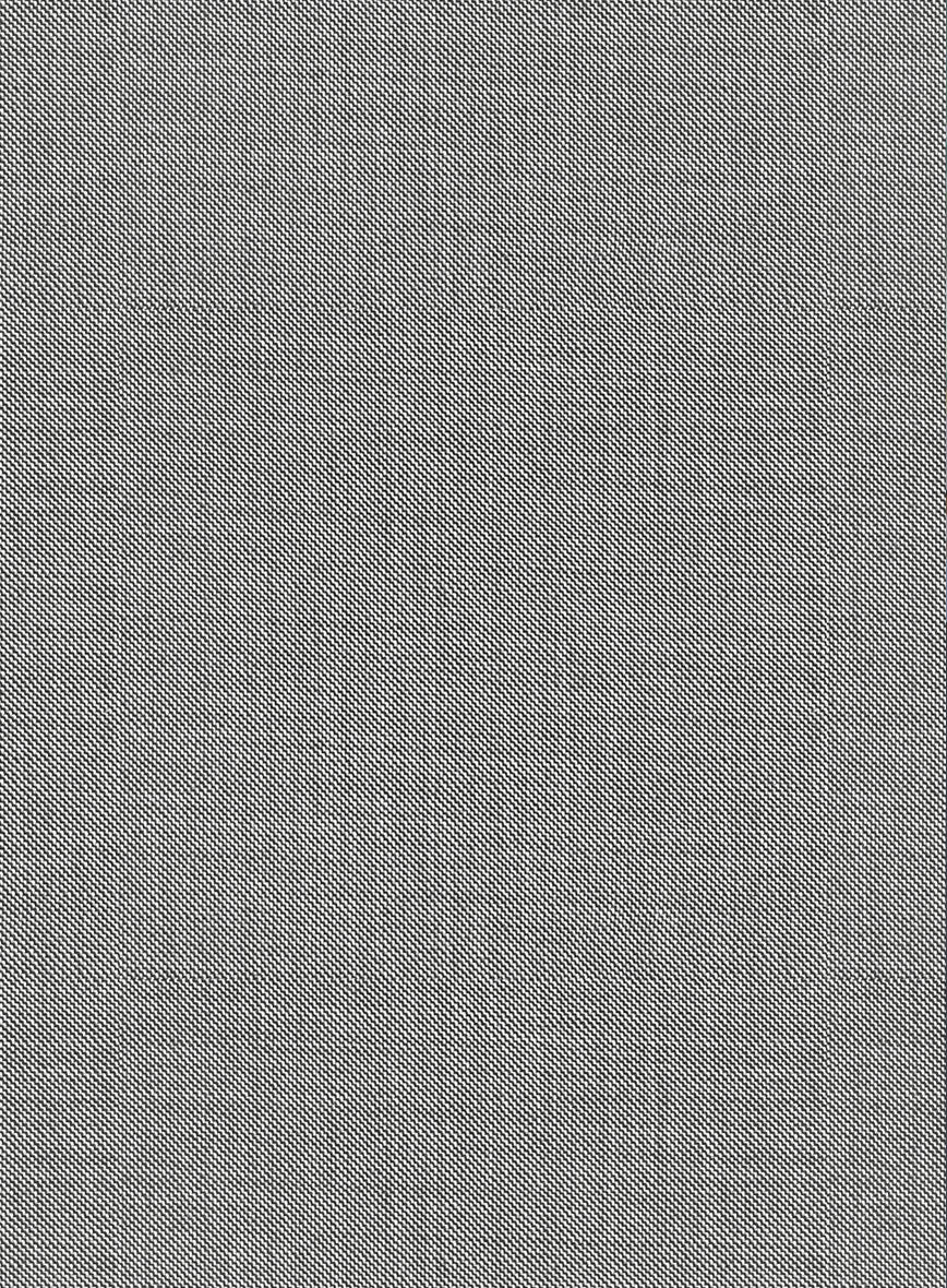 Scabal Jacobi Twill Gray Wool Pants - StudioSuits