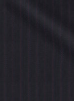 Scabal Londoner Toconi Stripe Blue Wool Pants - StudioSuits