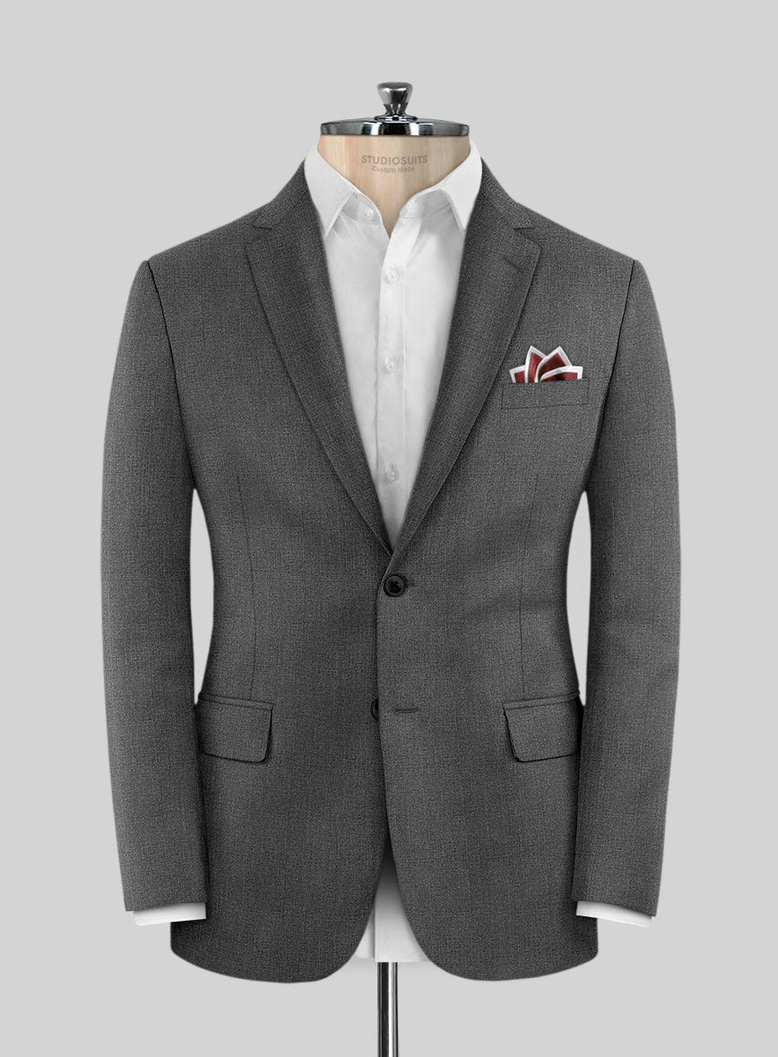 Scabal Manto Checks Gray Wool Suit - StudioSuits