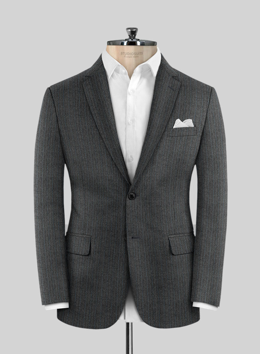 Scabal Nolli Gray Wool Jacket