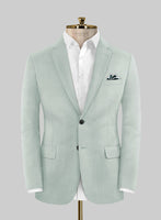 Scabal Pale Green Wool Suit - StudioSuits