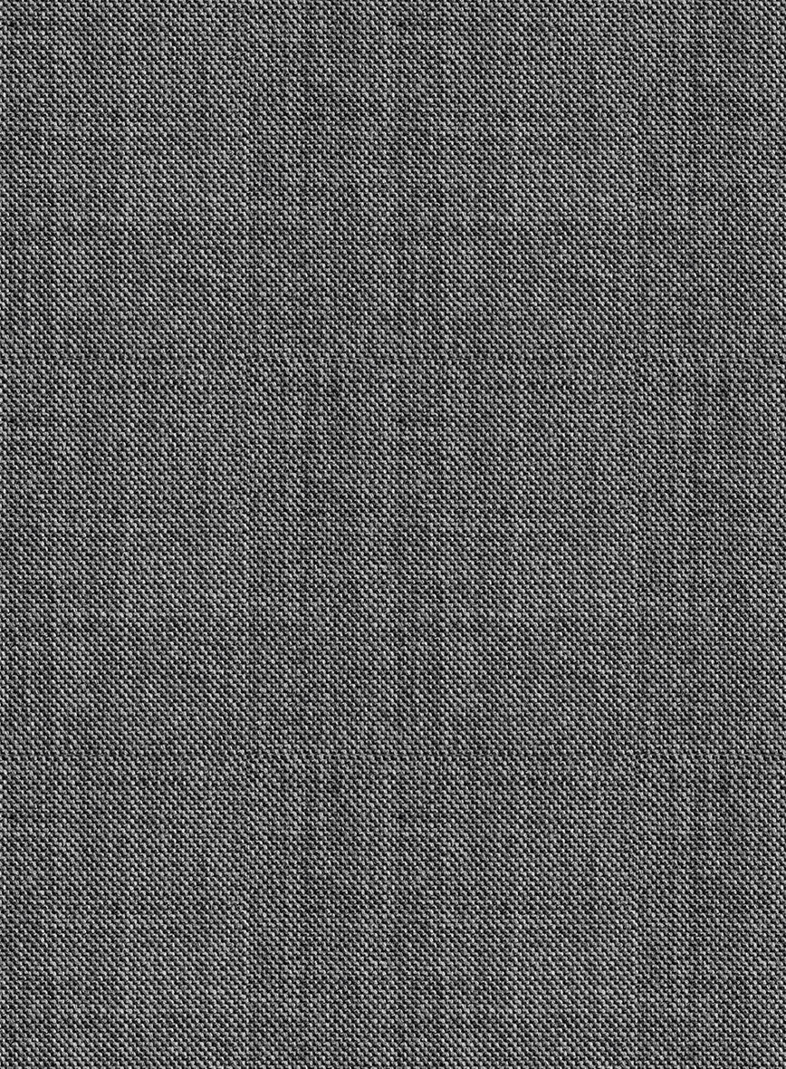 Scabal Tornado Twill Gray Blue Wool Suit - StudioSuits