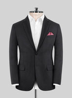 Scabal Urnino Stripe Charcoal Wool Suit - StudioSuits