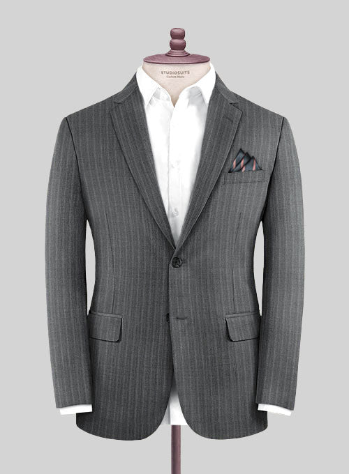 Scabal Vatore Gray Wool Jacket