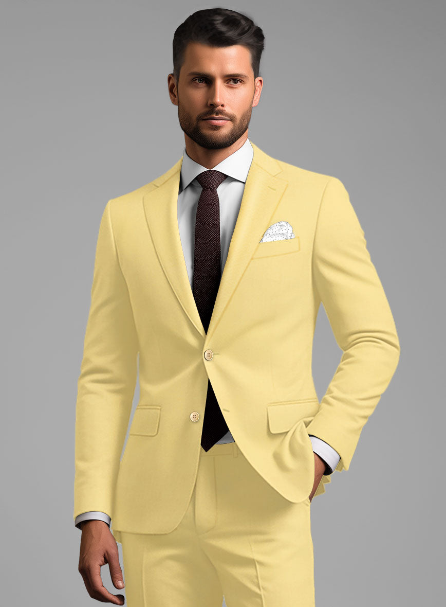 Scabal Yellow Wool Jacket