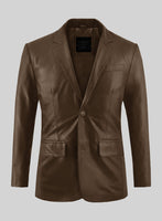 Scottish Brown Leather Suit - StudioSuits