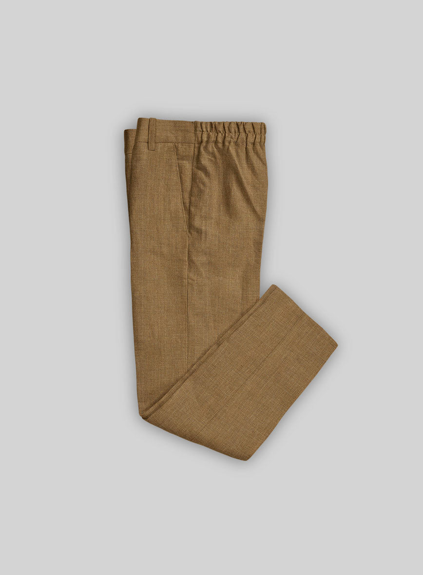 Sepia Brown Linen Boys Suit - StudioSuits