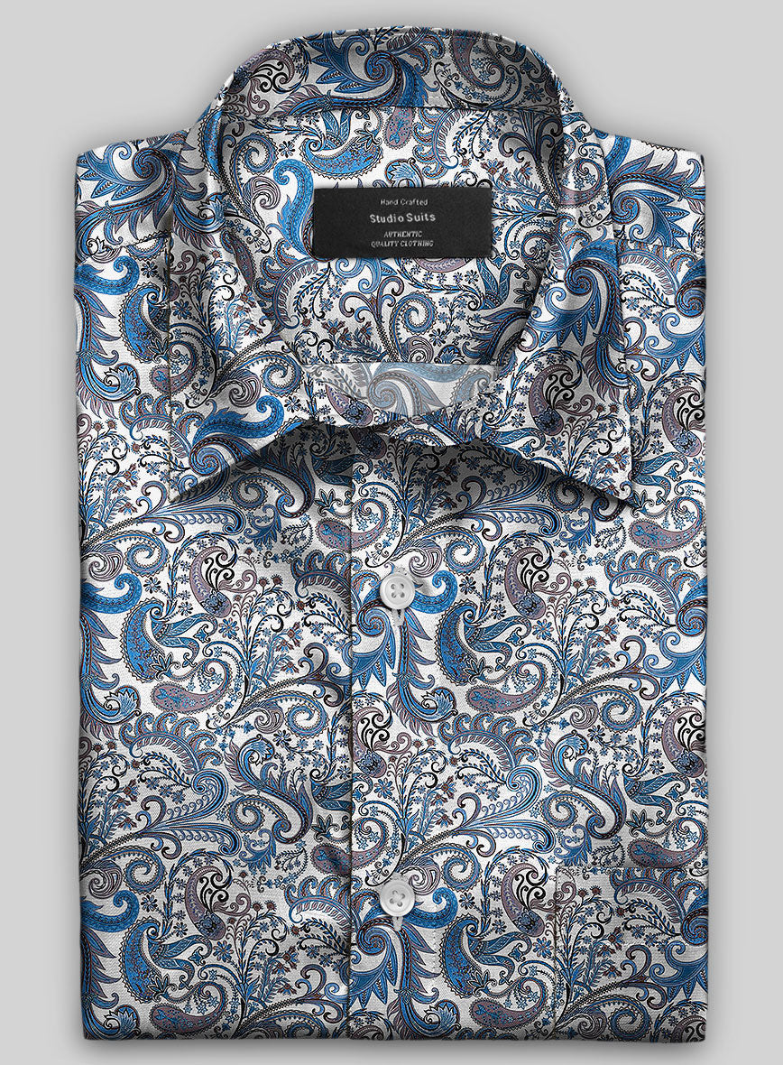 Severino Silk Cotton Shirt - StudioSuits