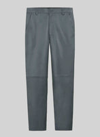 Sherpa Gray Leather Suit - StudioSuits