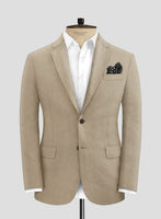 Solbiati Art Du Lin Beige Linen Jacket - StudioSuits