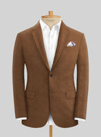 Solbiati Art Du Lin Otter Brown Linen Jacket - StudioSuits