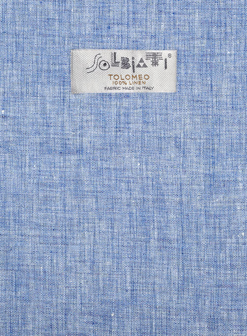 Solbiati Artic Blue Linen Suit - StudioSuits