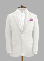 Solbiati Art Du Lin Ivory Linen Jacket - StudioSuits