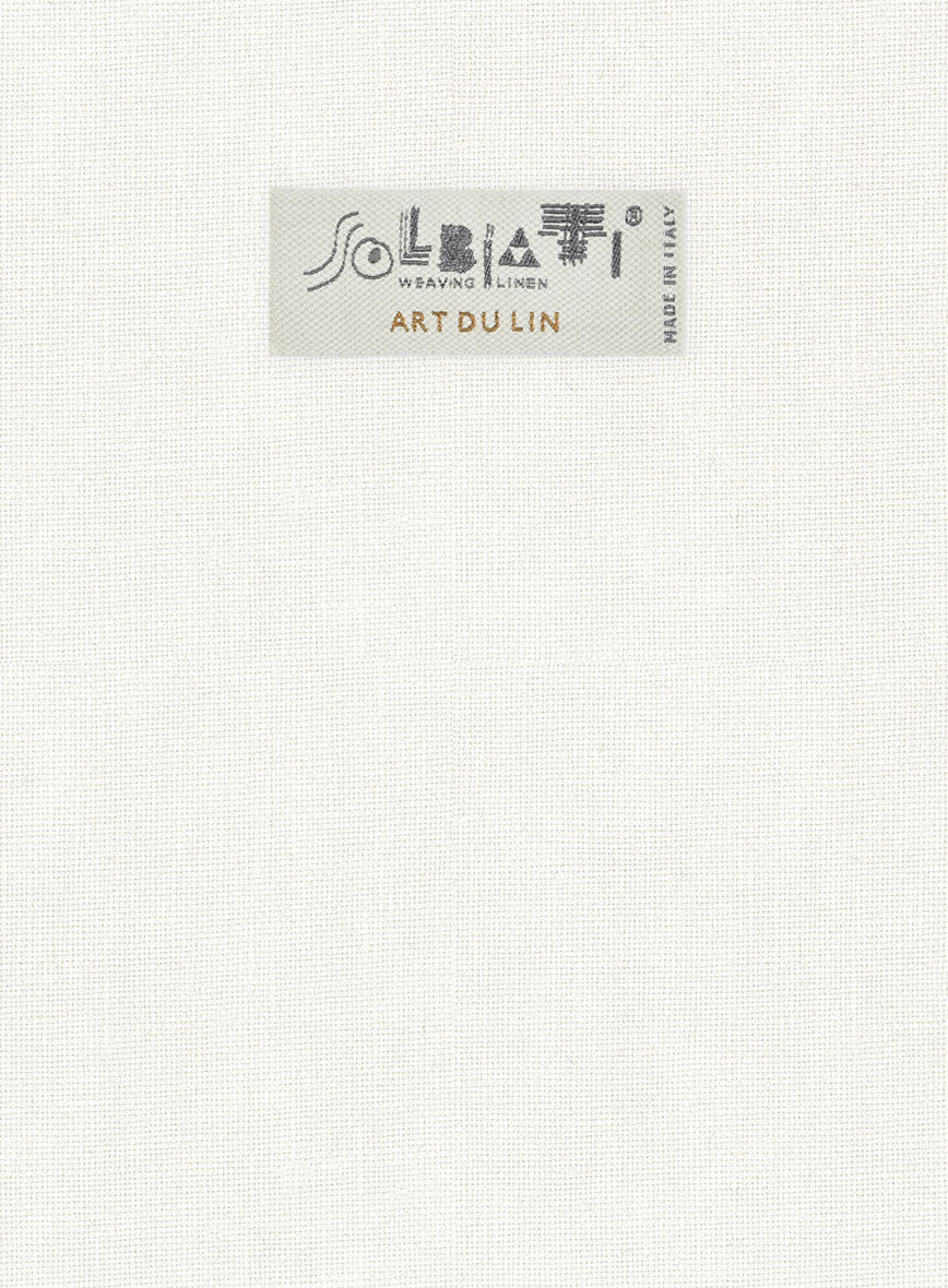 Solbiati Art Du Lin Ivory Linen Suit - StudioSuits