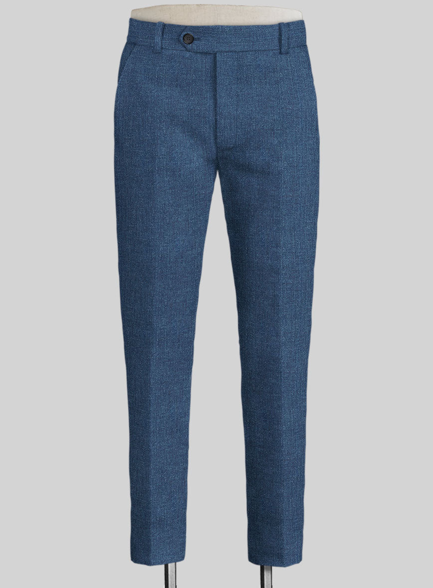 Solbiati Denim Mid Blue Linen Suit - StudioSuits