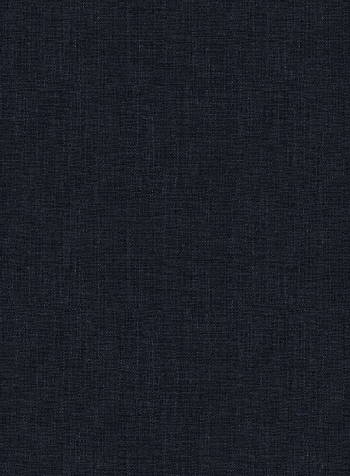 Solbiati Dark Blue Linen Jacket - StudioSuits