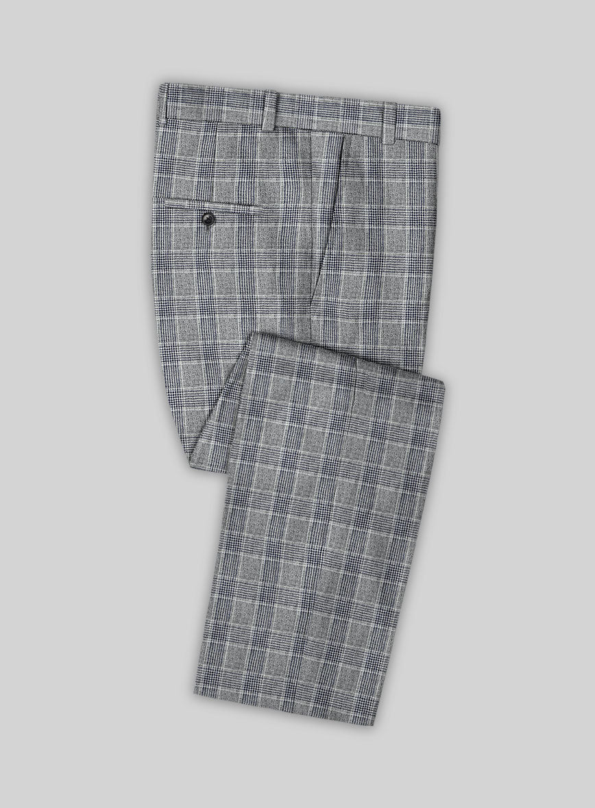 Solbiati Gray Checks Linen Suit - StudioSuits