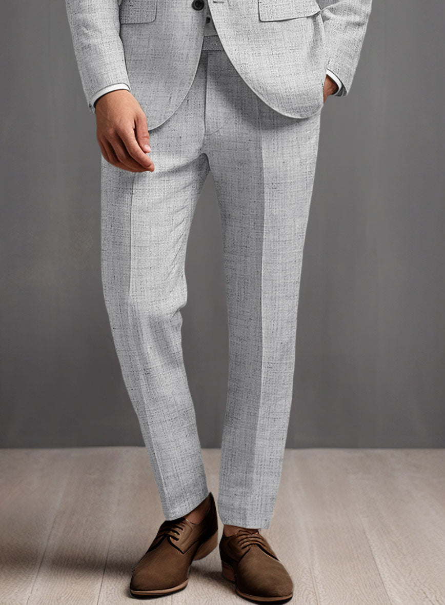 Solbiati Haze Gray Linen Suit - StudioSuits