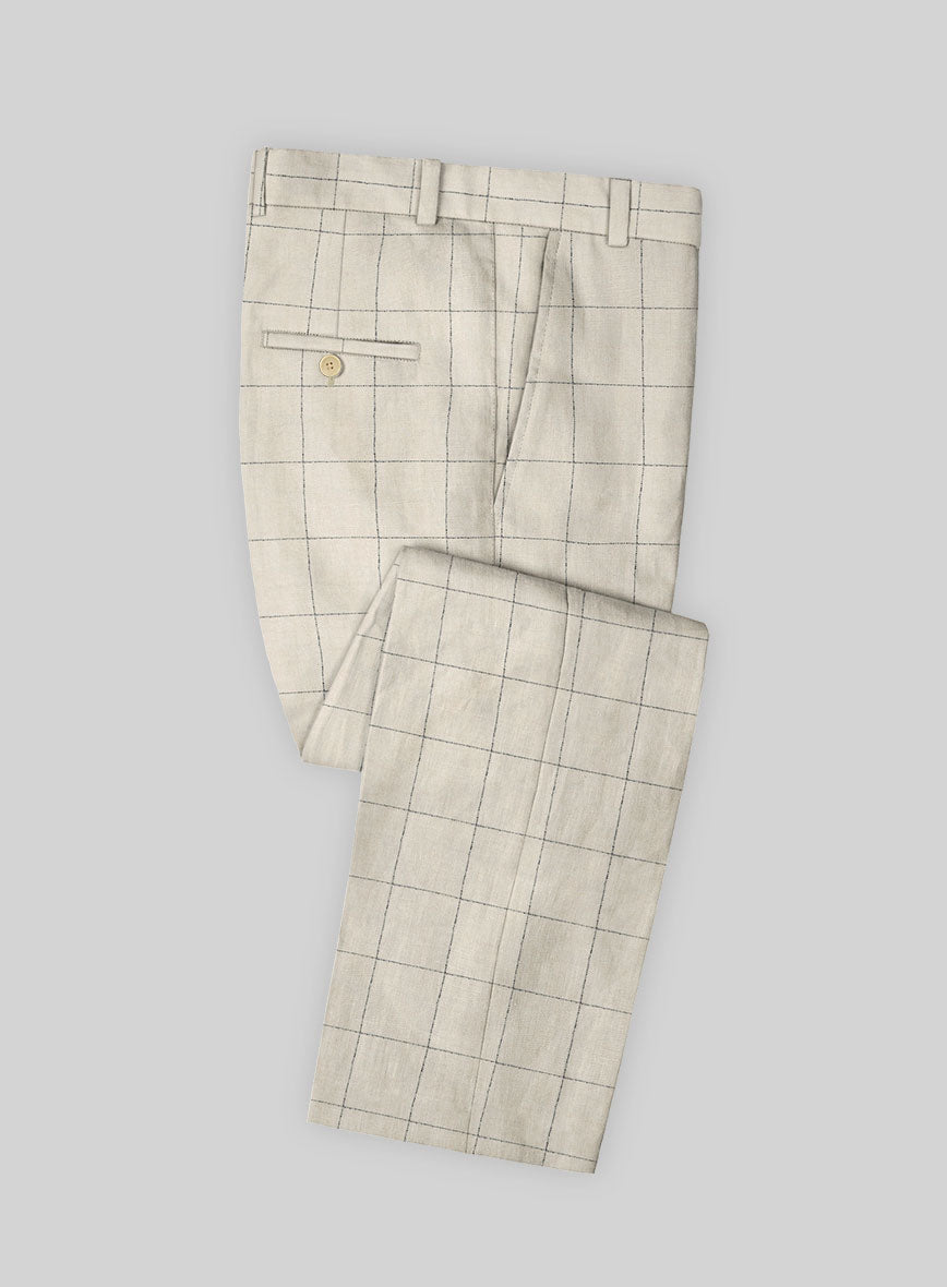 Solbiati Linen Leonea Pants - StudioSuits