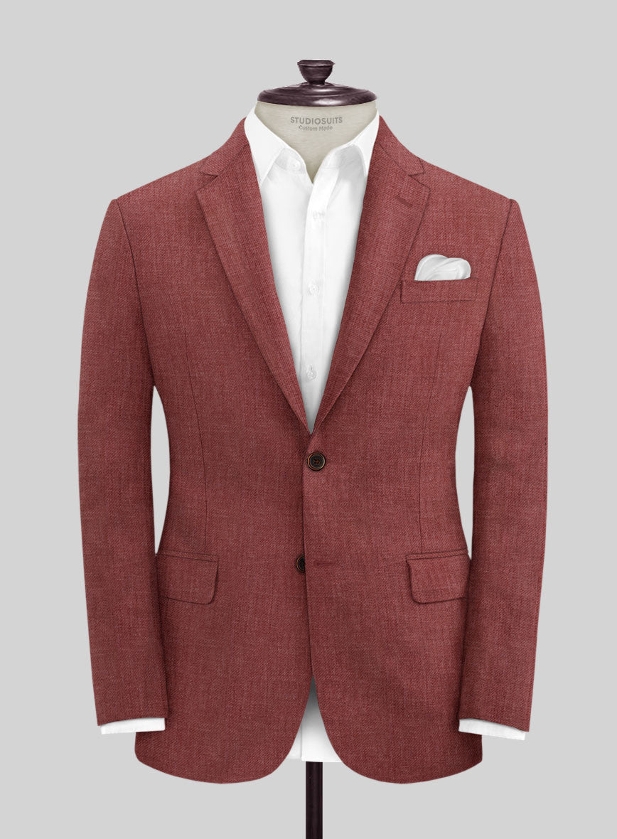 Solbiati Pericle Rust Linen Jacket - StudioSuits