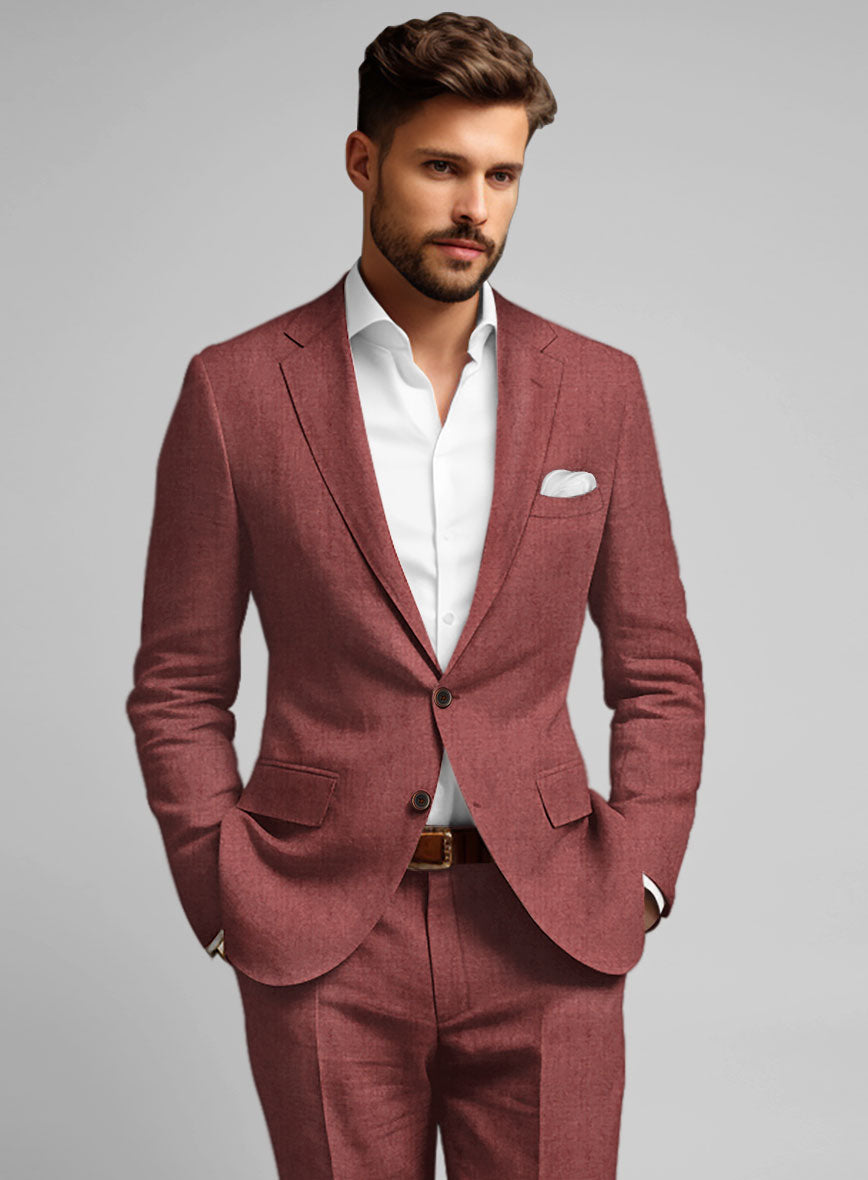 Solbiati Pericle Rust Linen Jacket - StudioSuits