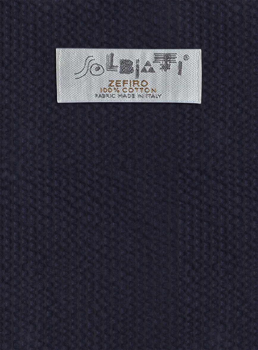 Solbiati Deep Blue Seersucker Suit - StudioSuits