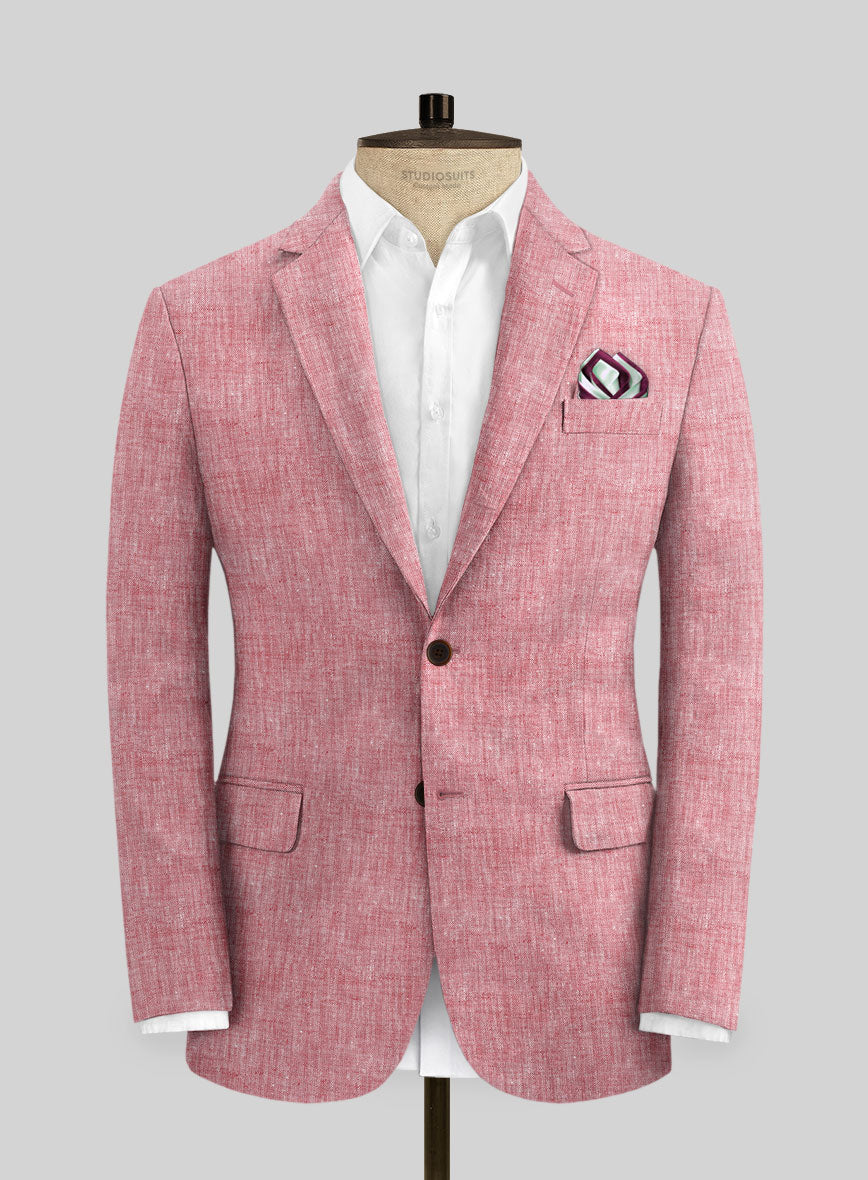 Solbiati Rose Linen Jacket - StudioSuits