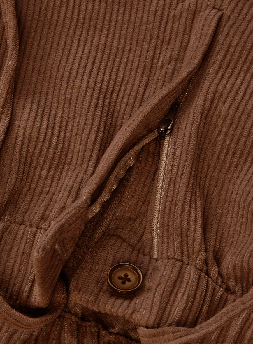 Easy Pants Spring Brown Corduroy - StudioSuits