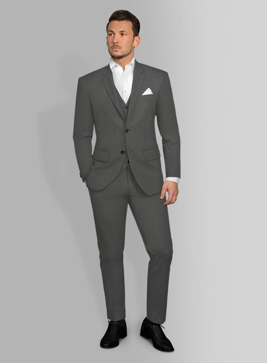 Stretch Summer Gray Chino Suit – StudioSuits
